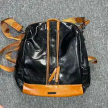 Cluci Greene Vegan Soft Leather Backpack Leather Purse For Work And Study