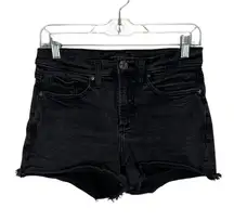 Silver Jeans Women's Black Not Your Boyfriend's Jean Shorts Size 27