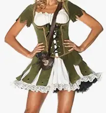 Leg Avenue Plus Size Thief Of Hearts Corset Peasant Costume Dress