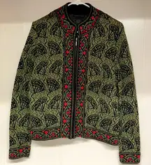 Vintage Nomadic Traders Zip Up Sweater Jacket