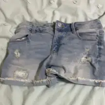 Medium Wash Jean Shorts