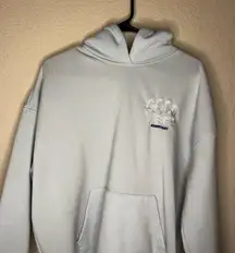 Essentials Light Blue 'Good Vibes' Hoodie