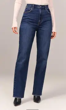 the 90s straight Ultra high rise curve love jeans