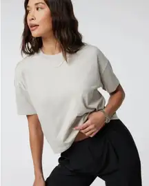 Vuori Energy Tee in Ecru Heather M