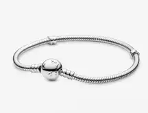 Pandora Disney Moments Sparkling Mickey Mouse & Snake Chain Bracelet