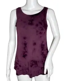 American Eagle Shirt Women XS Purple Tie Dye‎ Tank Shell Layering Soft & Sexy