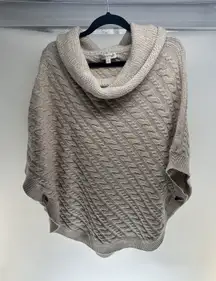 Orvis Women's Cable Knit Poncho Sweater‎ Size S