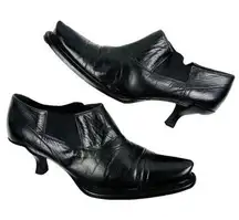 Prada leather kitten heels pump Y2K