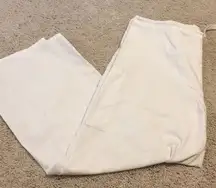 Women’s size medium white cargo scrub pants