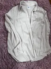 Beige Button Up Shirt