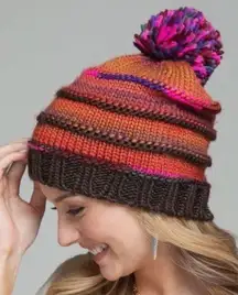 NEW Ruggine Campfire Knit Beanie with Pom Pom