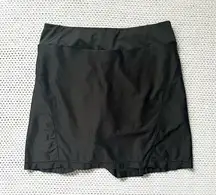 Peter Millar Black E4 Wicking Athletic Tennis Skort Skirt Built In Shorts Small