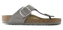 BIRKENSTOCK WOMEN'S GIZEH BIG BUCKLE DOVE GRAY Size 39 NEW