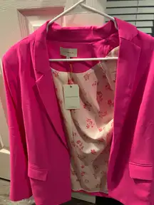 Skies Are Blue Blazer Pink Hot