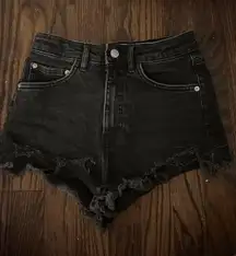 Zara Black Jean Shorts