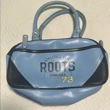 Roots Blue and navy blue Shoulder Bag with Vintage Design