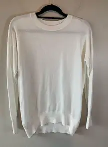 Isaac Mizrahi white sweater size L‎