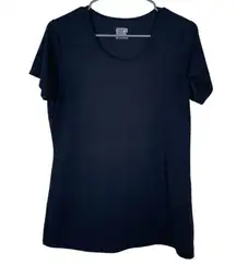 32 Degree Cool Black Shirt w/ Fabletics Capri Joggers Set Size Med EUC #DS-1529