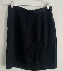 Source Unknown Classic Black Pencil Skirt