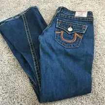 True Religion  Rainbow Joey Wide Flair Leg Jeans