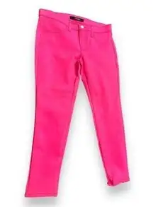 J Brand Cropped Ankle Signal Pink 2