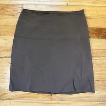 Vintage Patagonia Hiking Skirt with Attached Shorts Skort Delta Brown Sz 4