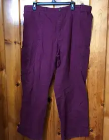 Carhartt  Womens burgundy/maroon nurse tactical pants cargo pants regular XL​