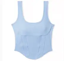 Light Blue Corset Top