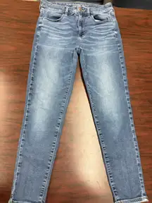 American Eagle Next Level Stretch Hi-Rise Jegging Crop Jeans Size 8