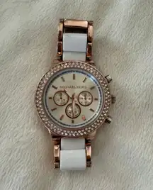 Rose Gold And White Watch