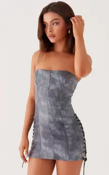 Pepper Mayo Leather Dress