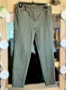 New York & Company Polka Dot Ankle Pants