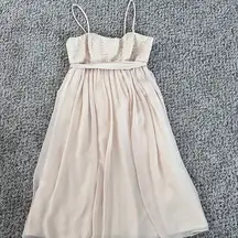 bridesmaid dress Mon Cheri‎ beige size 8