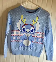 Disney Blue Sweater with Character Design