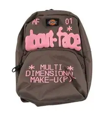 About Face - Halsey x Dickies Collab Crossbody Bag in Brown and Pink