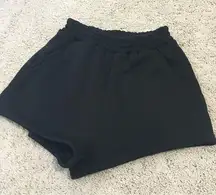 Black shein extra small sweat shorts