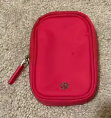 Pink lululemon nano pouch 