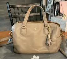 Ora Delphine taupe satchel