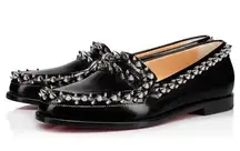 Christian Louboutin Mattia Spikes Donna Loafers in Black