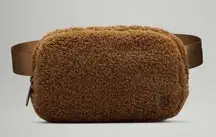 Lululemon Everywhere Fleece Belt Bag in Camel; NWT