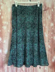 East 5th Blue Floral Y2K Patterned Knee Length Skirt