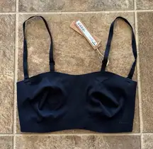 Skims Naked Bandeau Bra Onyx Size Small