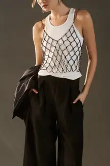 Endless Blu Crystal Beaded Tank