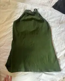 Beyond yoga tank green full length 