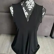 DANA BUCHMAN V-Neck Tank Blouse Size Medium