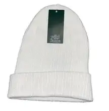 Wild Fable Knit Women’s Beanie Winter Hat Cream NWT One Size