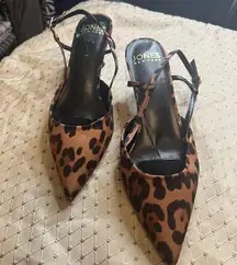 Jones New York Brown and Black Kitten Heels