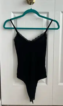 American Eagle Black Lacy Bodysuit
