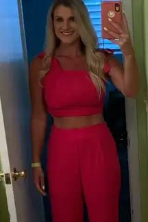 Women's Pink Jumpsuit