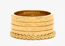 Puravida Waterproof Ring Stack Size 7